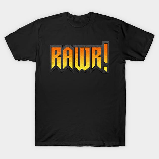 RAWR! T-Shirt by Veraukoion